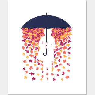 Autumn Rain Posters and Art